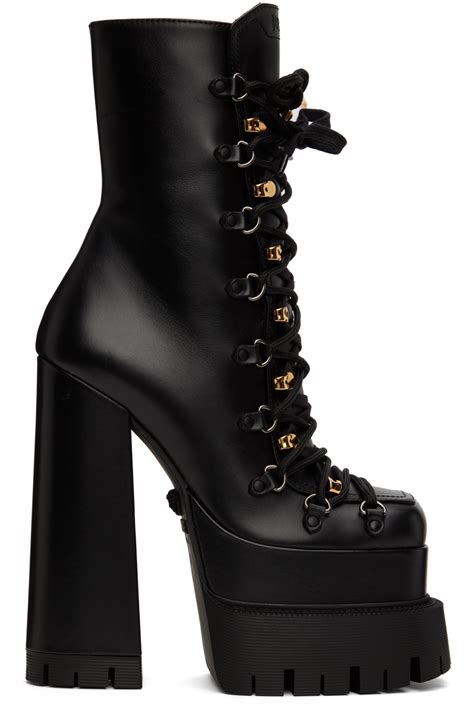 versace platform heel boot|Versace platform heels sale.